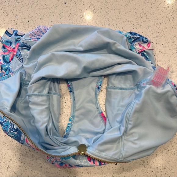 NWOT LILLY PULITZER Size 4 JOSSETTE Coral ONE-PIECE SWIMSUIT BAHAMAS BEACHCOMBER - Picture 11 of 13